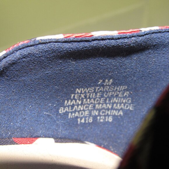 Nine West Starship Pointed Toe D’Orsay Flats – Heart Print Textile – Size 7M - Picture 8 of 8